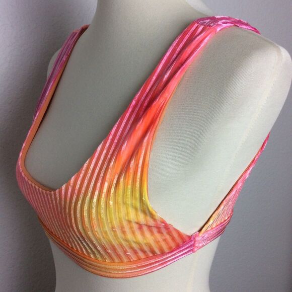 Dippin Daisys Bikini Top Ribbed Ombre Swimwear - Picture 4 of 8